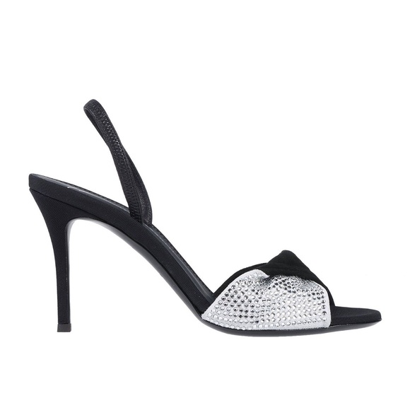 Authentic Giuseppe Zanotti women’s Swarovski crystal sling back heels sandals - Picture 4 of 7